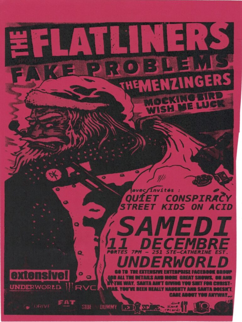 THE FLATLINERS FAKE PROBLEMS THE MENZINGERS