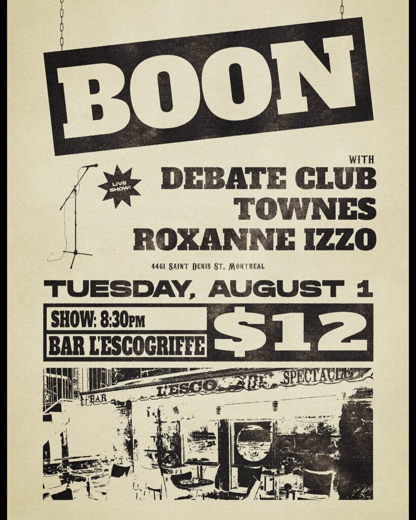 BOON DEBATE CLUB TOWNES ROXANNE IZZO