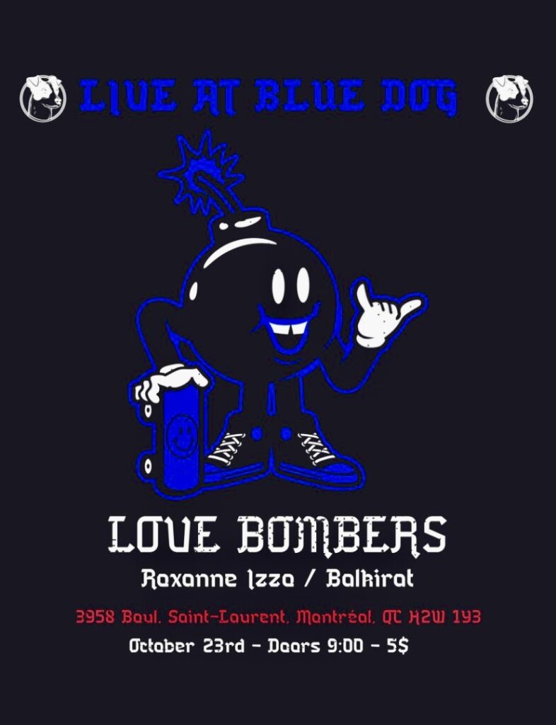 LOVE BOMBERS ROXANNE IZZO BALKIRAT