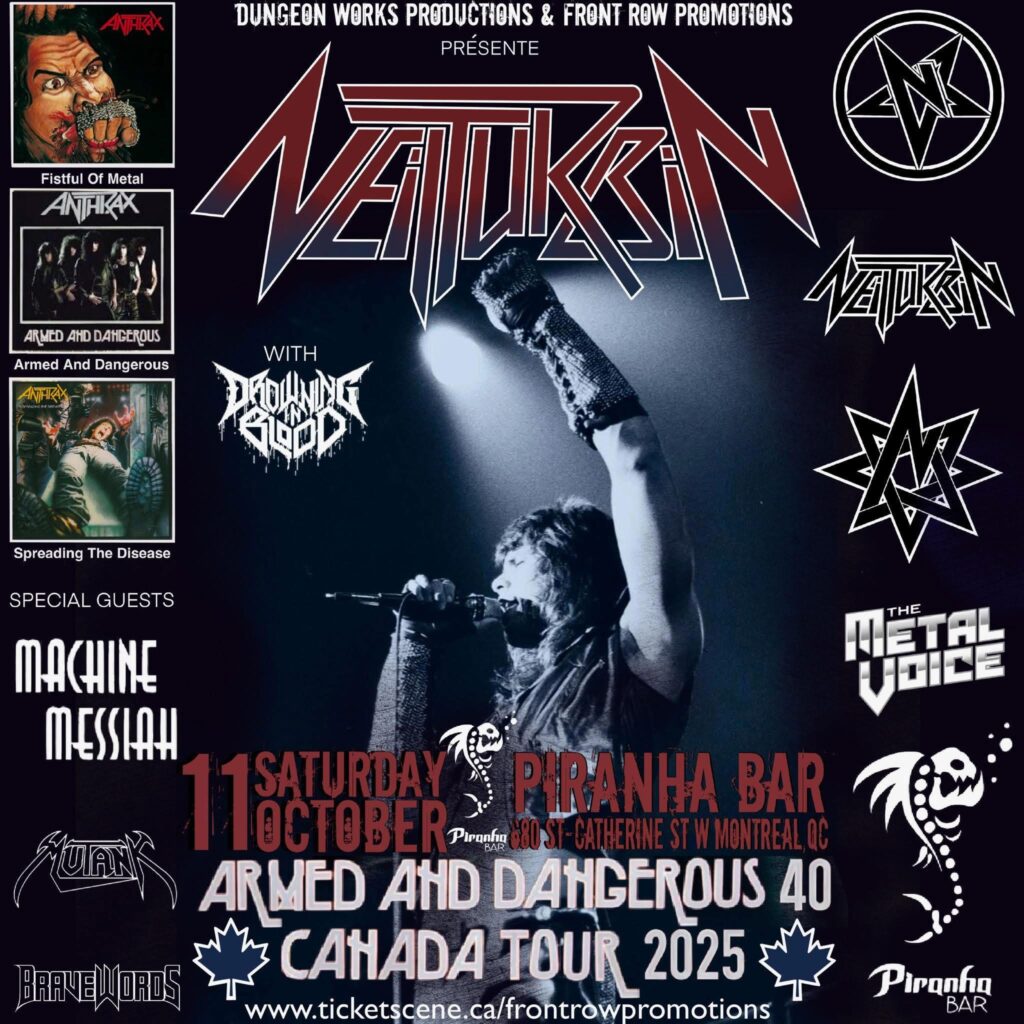 NEIL TURBIN DROWNING IN BLOOD MACHINE MESSIAH MUTANK BRAVE WORDS