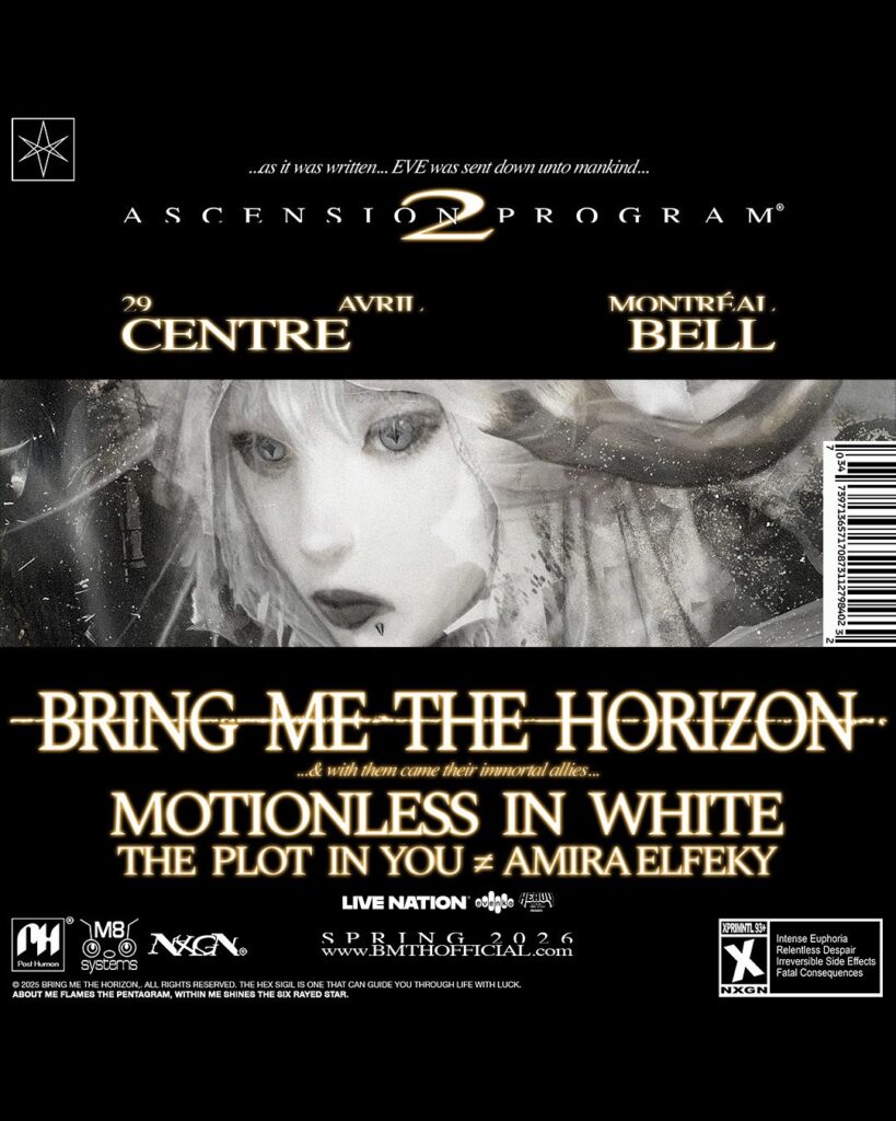 BRING ME THE HORIZON MOTIONLESS IN WHITE THE PLOT IN YOU AMIRA ELFEKY