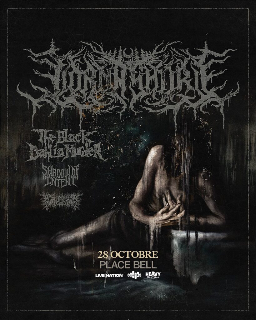 LORNA SHORE THE BLACK DAHLIA MURDER SHADOW OF INTENT PEELING FLESH