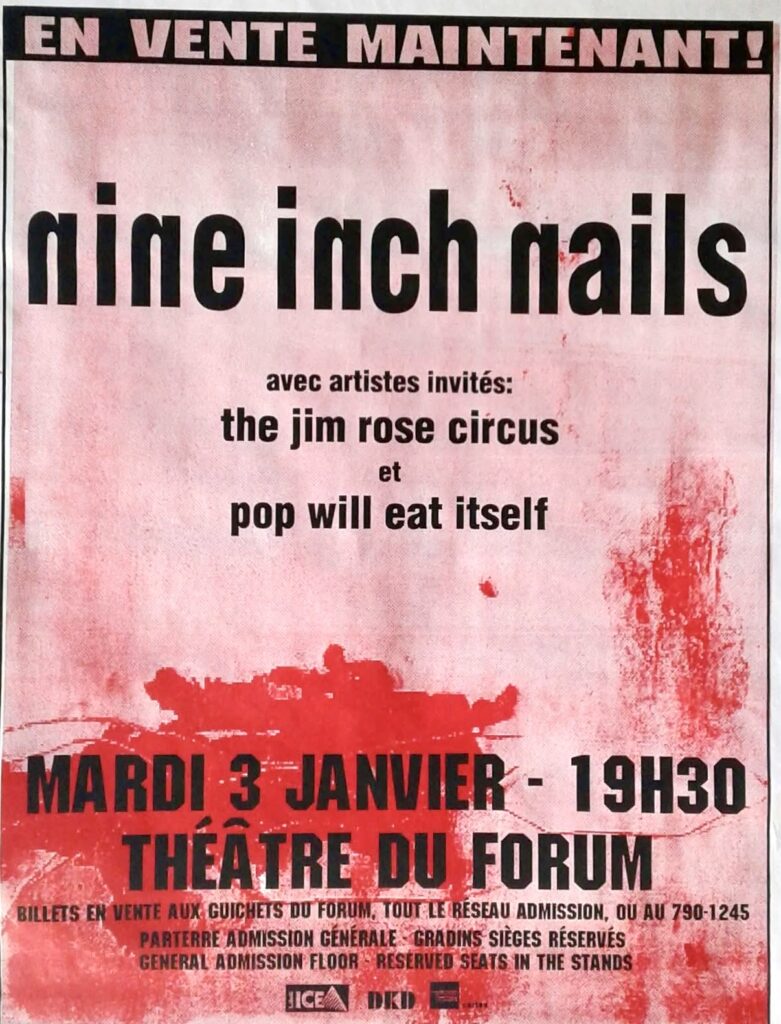 NINE INCH NAILS JIM ROSE CIRCUS POP WILL EAT ITSELF