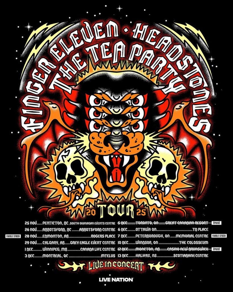 FINGER ELEVEN HEADSTONES THE TEA PARTY