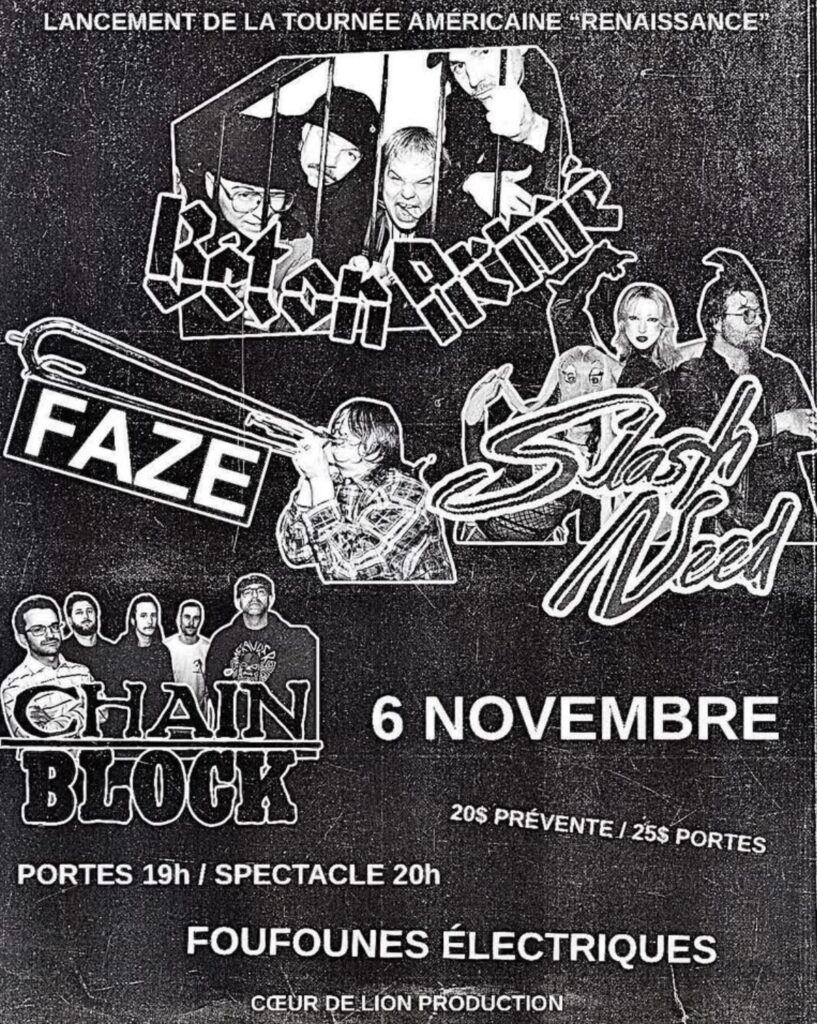 BÉTON ARMÉ SLASH NEED FAZE CHAIN BLOCK