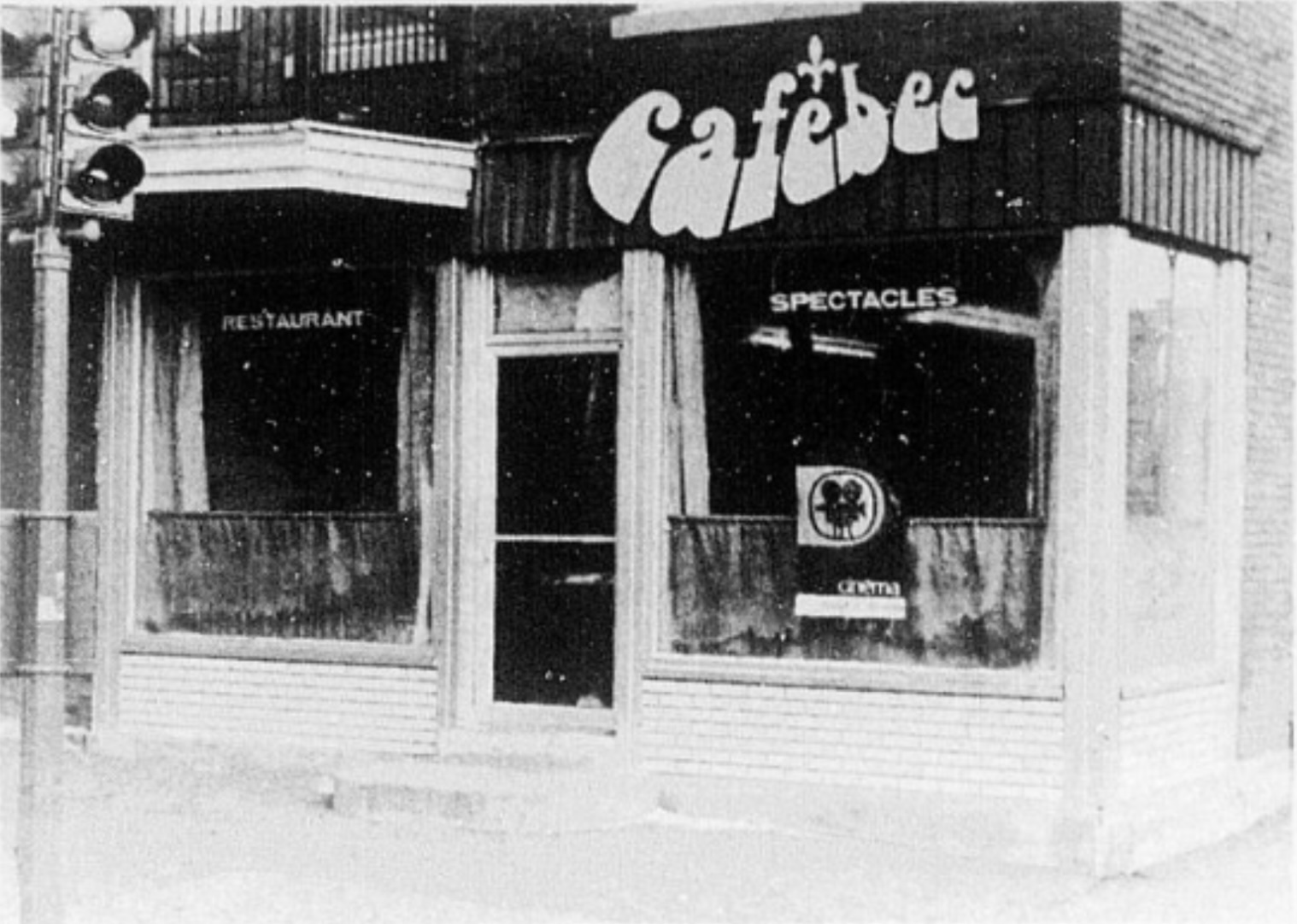 Cafébec (Montréal) — façade / salle