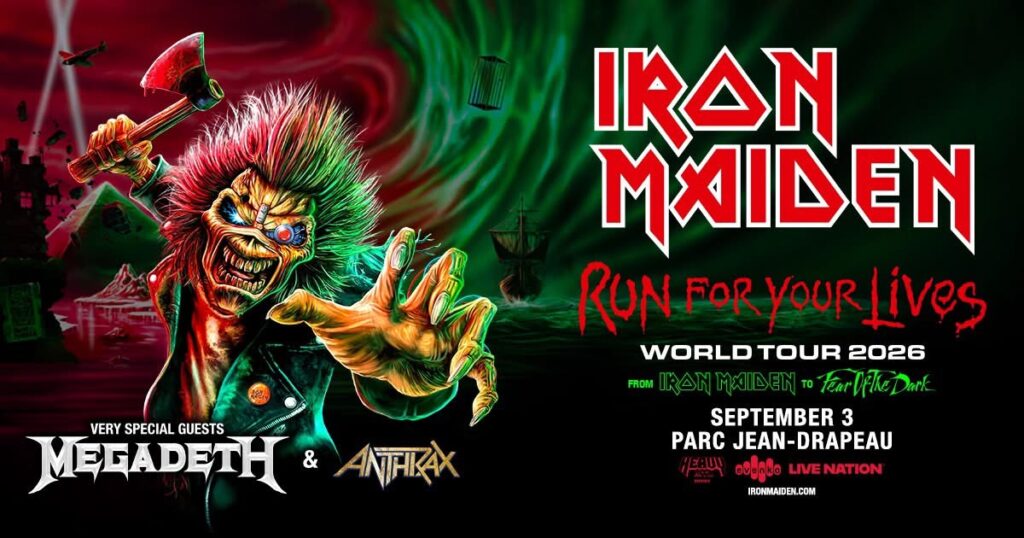IRON MAIDEN MEGADETH ANTHRAX