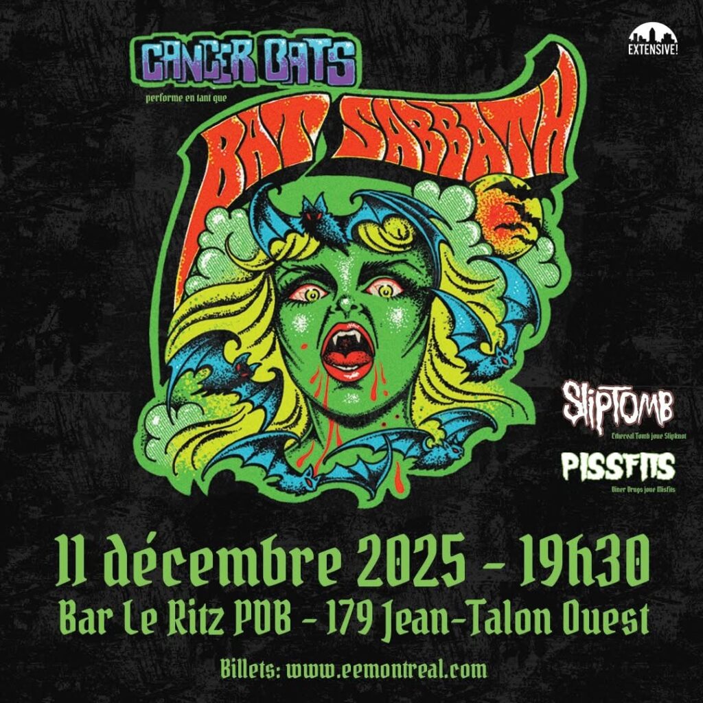 CANCER BATS BAT SABBATH SLIPTOMB PISSFITS