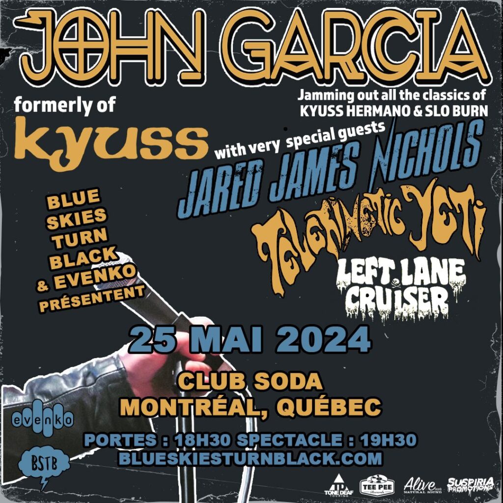 JOHN GARCIA KYUSS JARED JAMES NICHOLS TELEKINETIC YETI