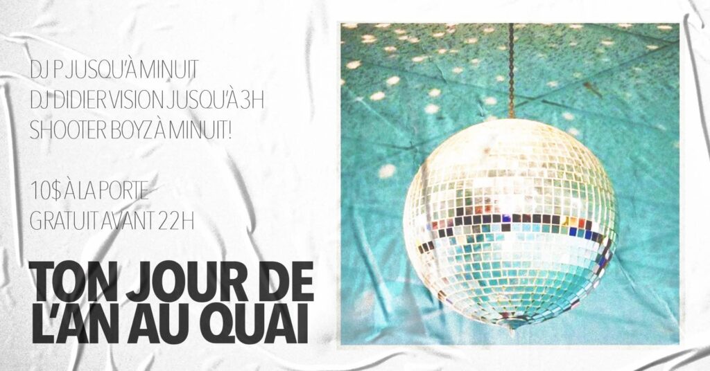 JOUR DE L’AN QUAI DES BRUMES