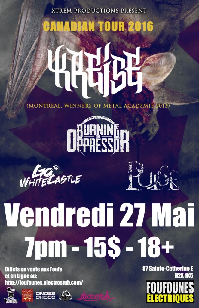 KREISE BURNING THE OPPRESSOR GO TO WHITE CASTLE PULSE