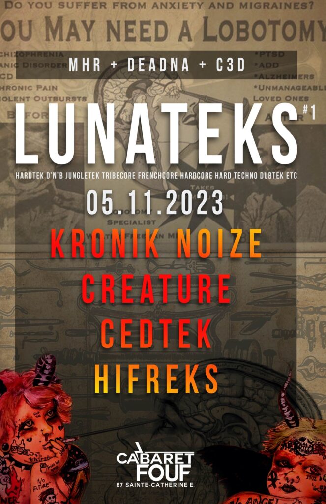 LUNATEKS KRONIK NOIZE CREATURE CEDTEK HIFREKS