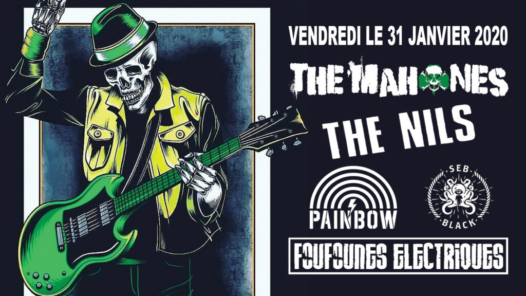 THE MAHONES THE NILS PAINBOW SEB BLACK