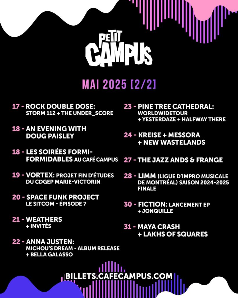 STORM 112 THE UNDER_SCORE DOUG PAISLEY LES SOIRÉES FORMI-FORMIDABLES VORTEX SPACE FUNK PROJECT WEATHERS ANNA JUSTEN BELLA GALASSO PINE TREE CATHEDRAL WORLDWIDETOUR YESTERDAZE HALFWAY THERE KREISE MESSORA NEW WASTELANDS THE JAZZ ANDS FRANGE LIMM FICTION JONQUILLE MAYA CRASH LAKHS OF SQUARES