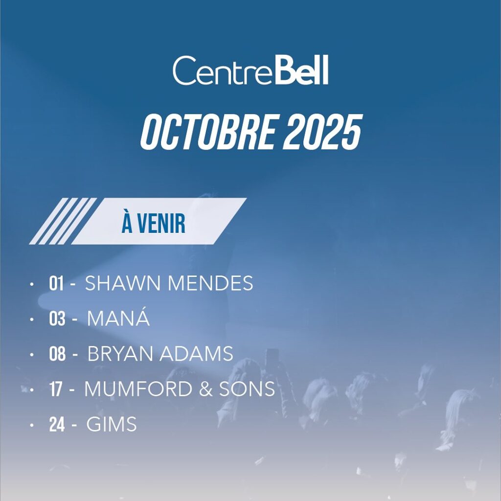 SHAWN MENDES MANÁ BRYAN ADAMS MUMFORD & SONS GIMS