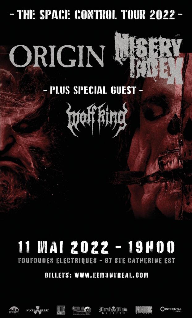 ORIGIN MISERY INDEX WOLF KING