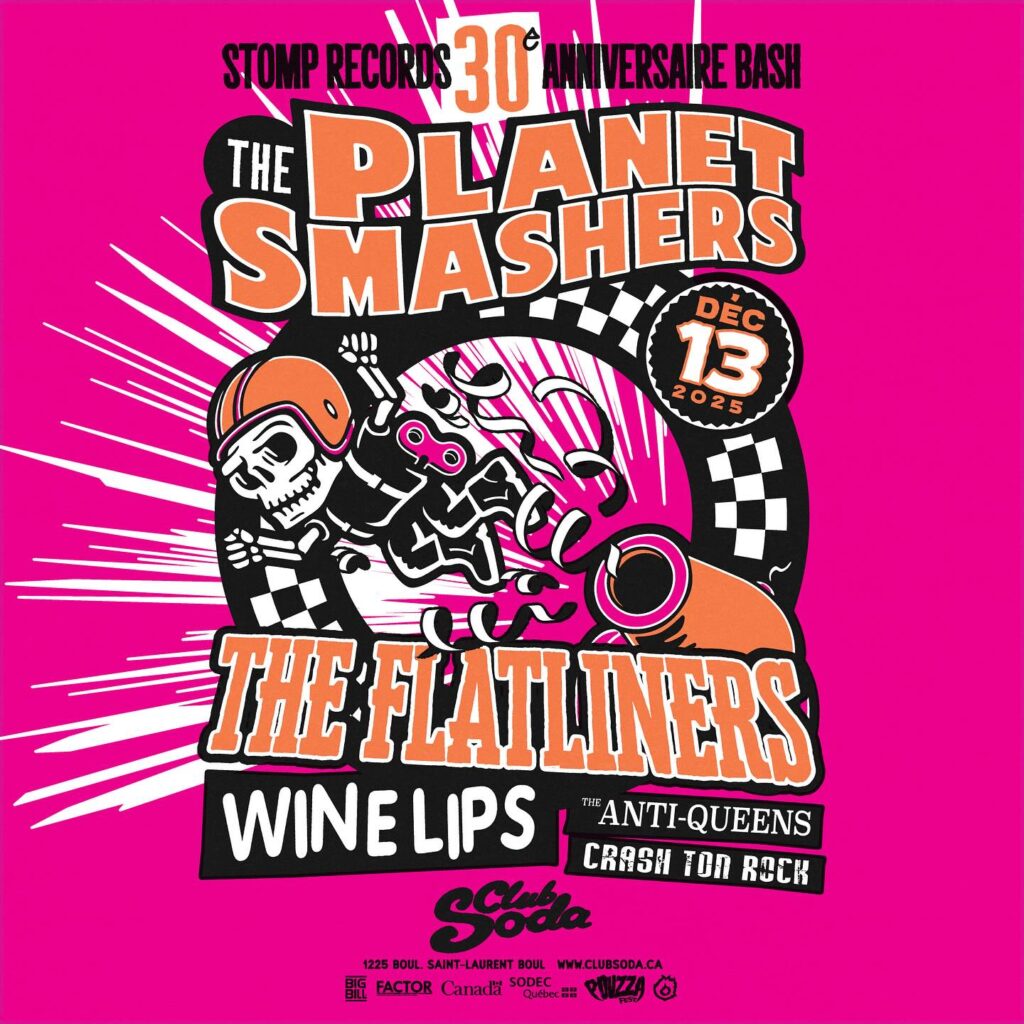 THE PLANET SMASHERS FLATLINERS WINE LIPS ANTI-QUEENS CRASH TON ROCK
