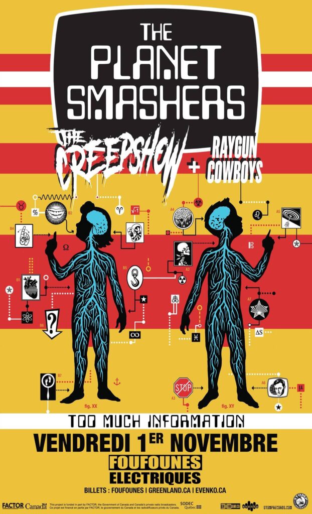 THE PLANET SMASHERS THE CREEPSHOW RAYGUN COWBOYS