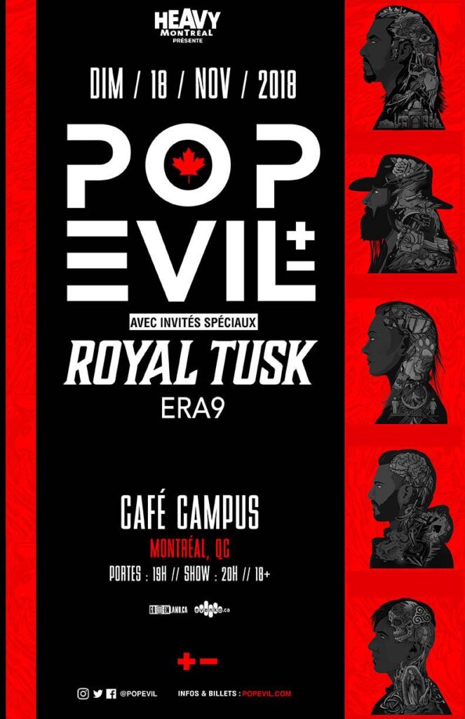 POP EVIL ROYAL TUSK  ERA9