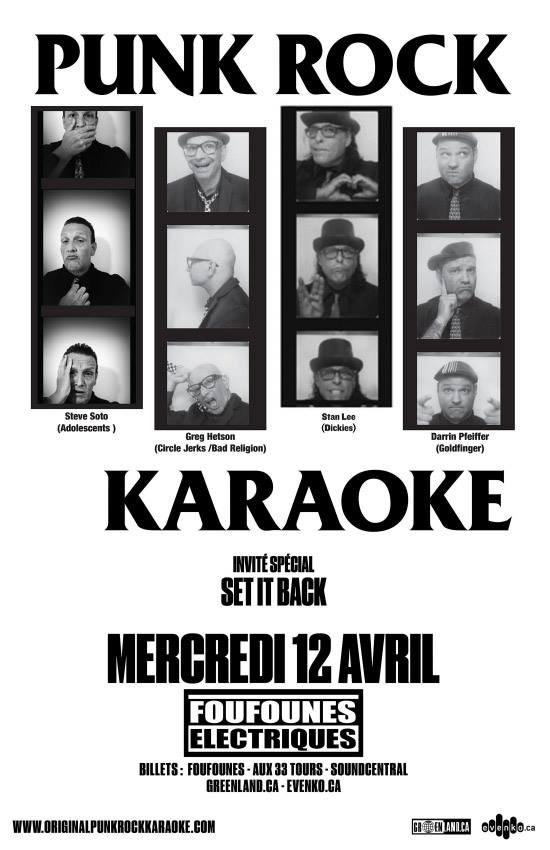 PUNK ROCK KARAOKE SET IT BACK