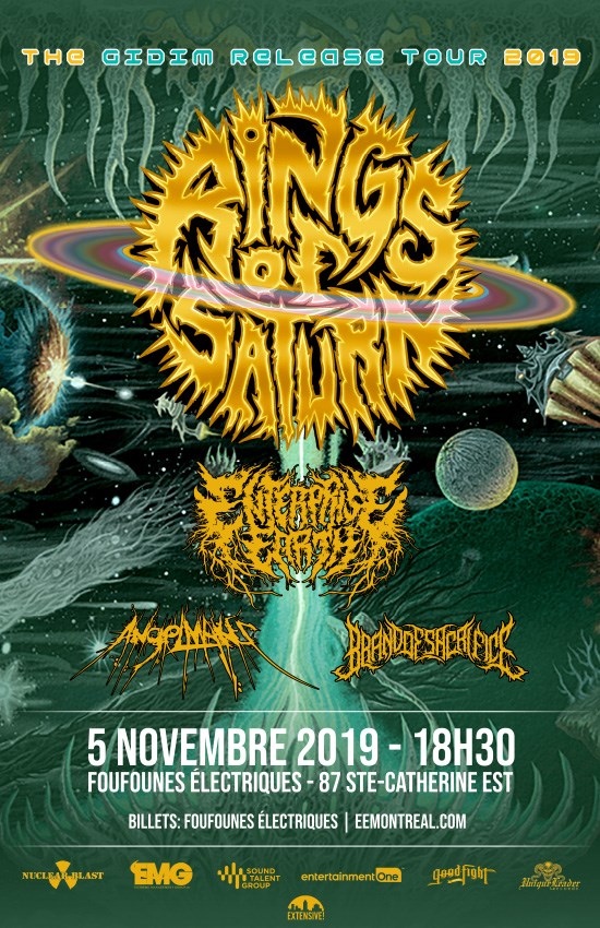 RINGS OF SATURN ENTERPRISE EARTH ANGELMAKER BRAND OF SACRIFICE