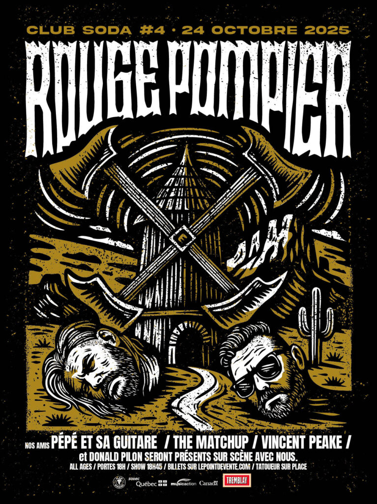 ROUGE POMPIER PÉPÉ ET SA GUITARE THE MATCHUP VINCENT PEAKE DONALD PILON