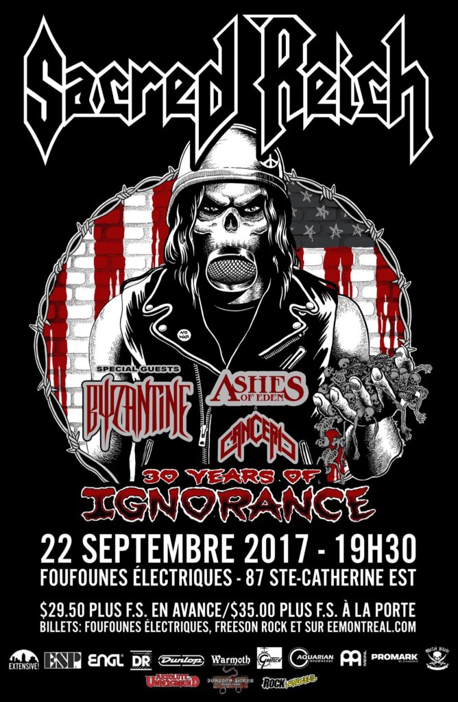 SACRED REICH BYZANTINE ASHES OF EDEN