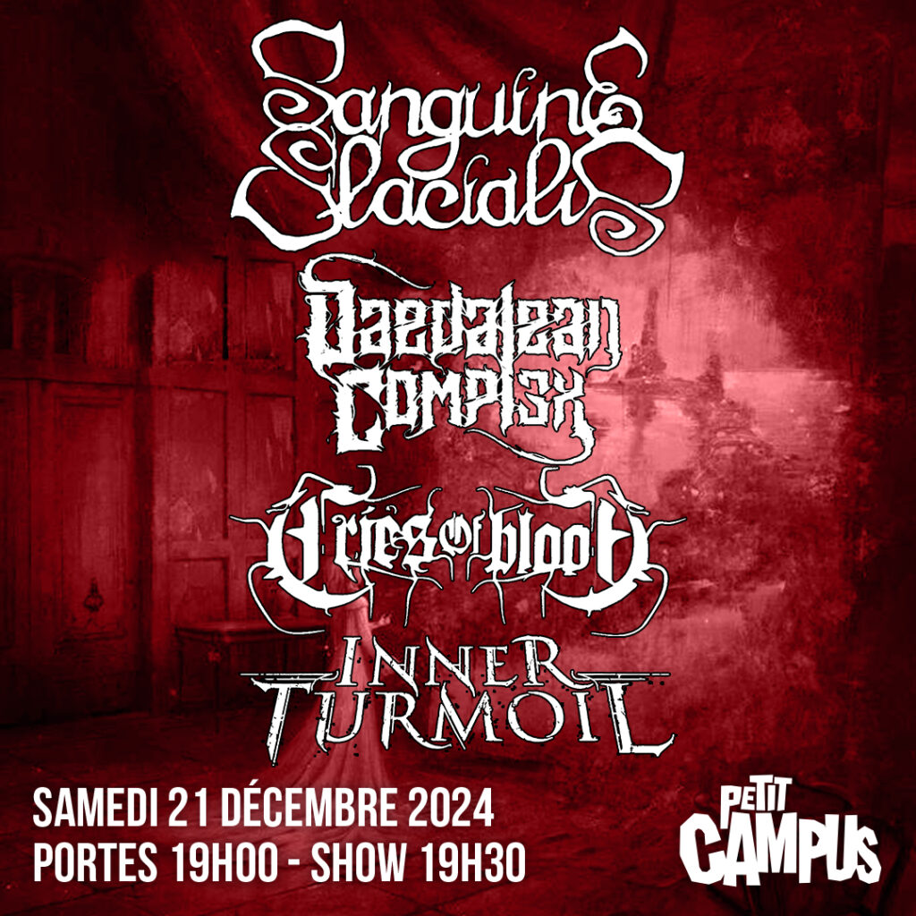 SANGUINE GLACIALIS DAEDALEAN COMPLEX CRIES OF BLOOD INNER TURMOIL
