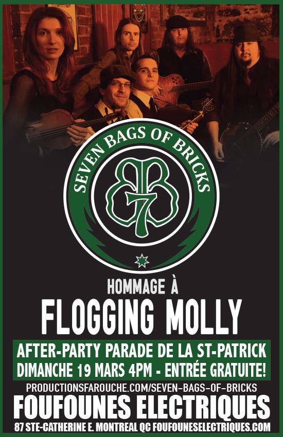 SEVEN BAGS OF BRICKS HOMMAGE À FLOGGING MOLLY