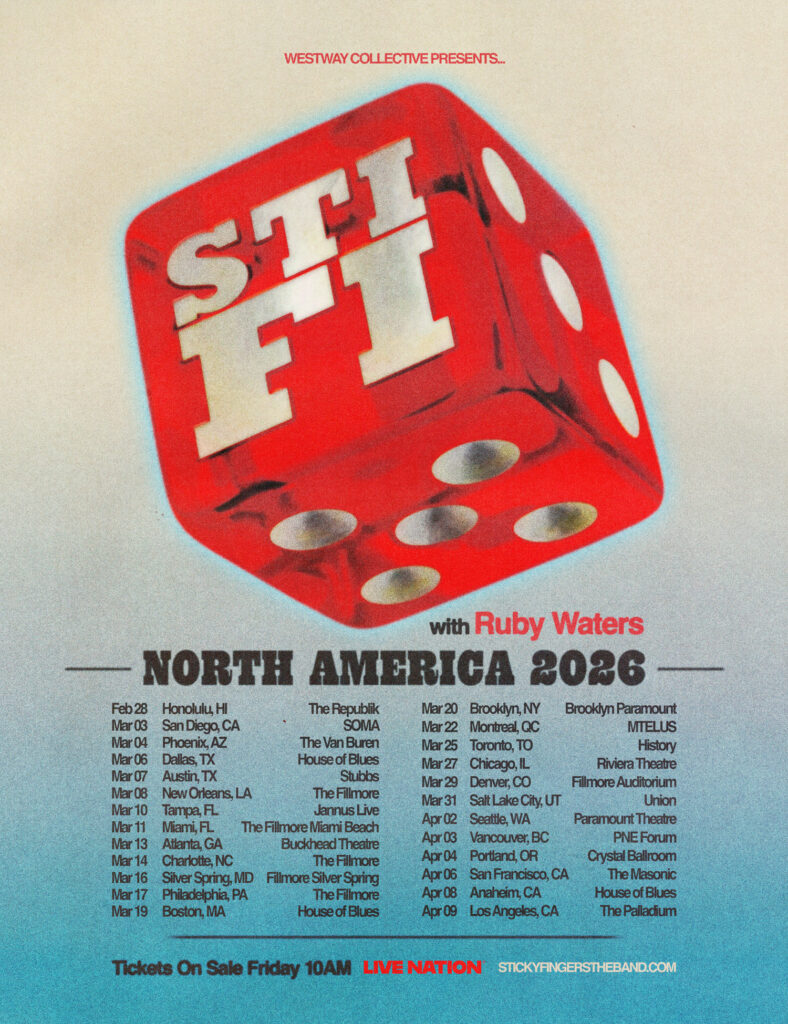 STICKY FINGERS RUBY WATERS