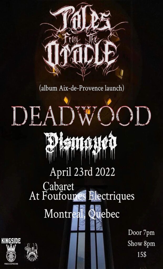 TALES FROM THE ORACLE DEADWOOD DISMAYED