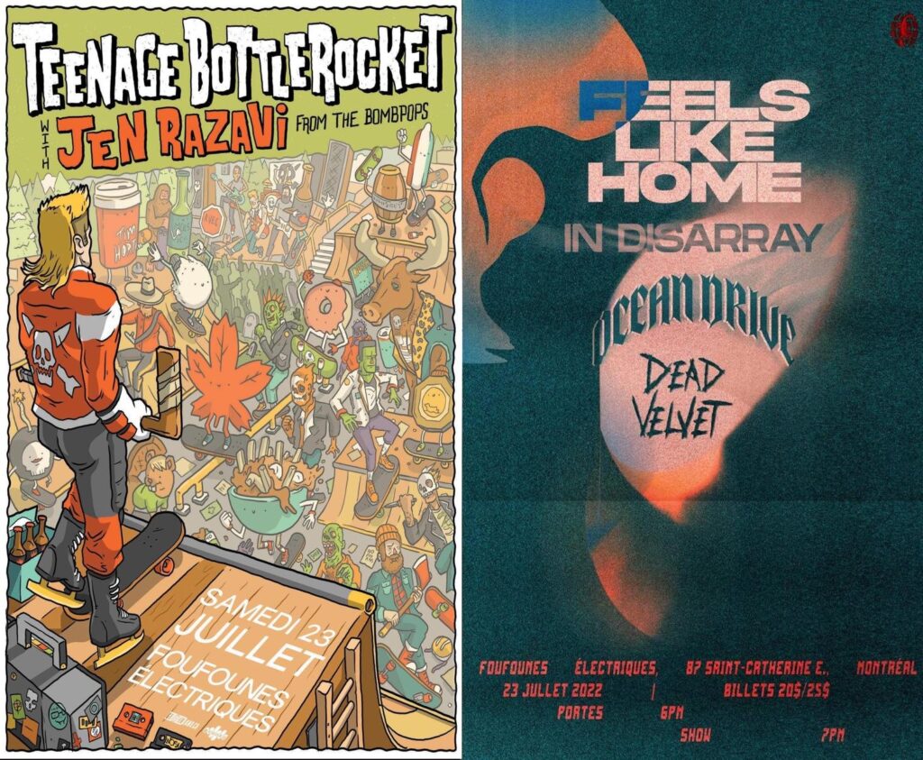 TEENAGE BOTTLEROCKET JEN RAZAVI FEELS LIKE HOME IN DISARRAY OCEAN DRIVE DEAD VELVET