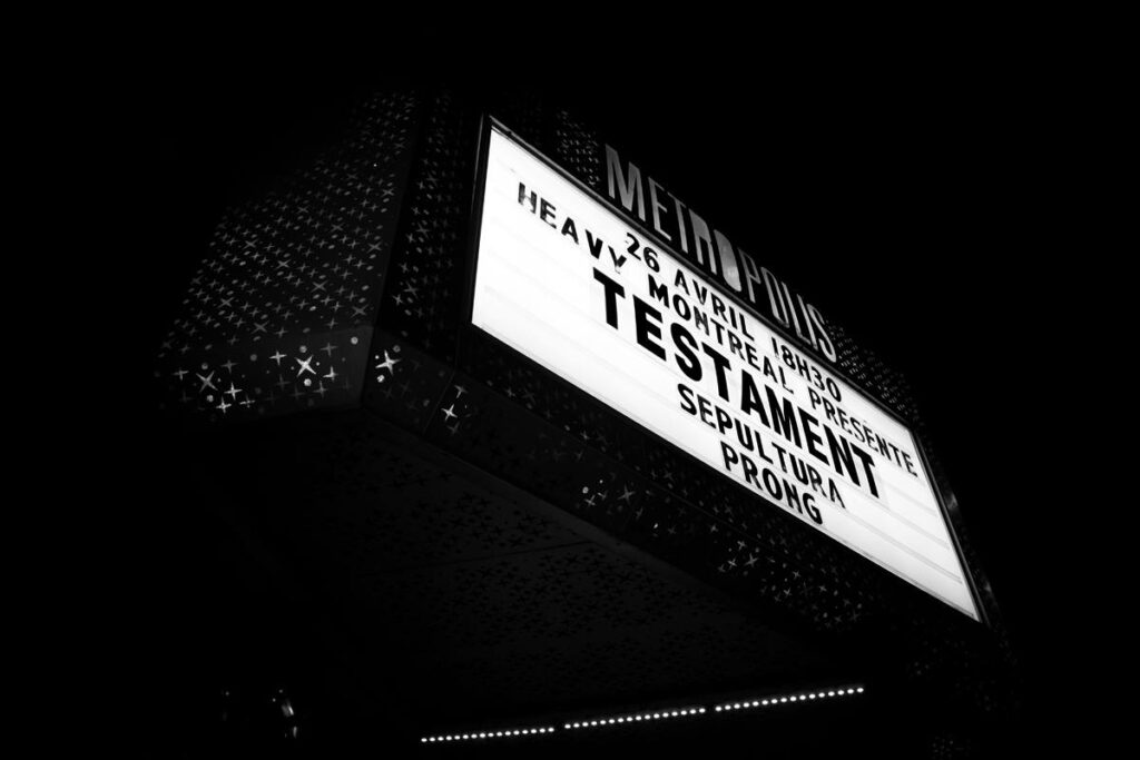 TESTAMENT SEPULTURA PRONG