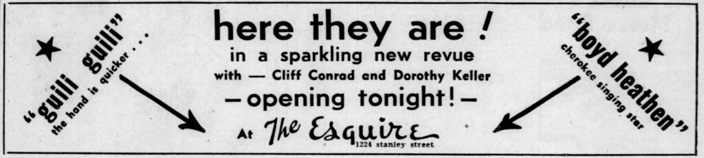 CLIFF CONRAD DOROTHY KELLER