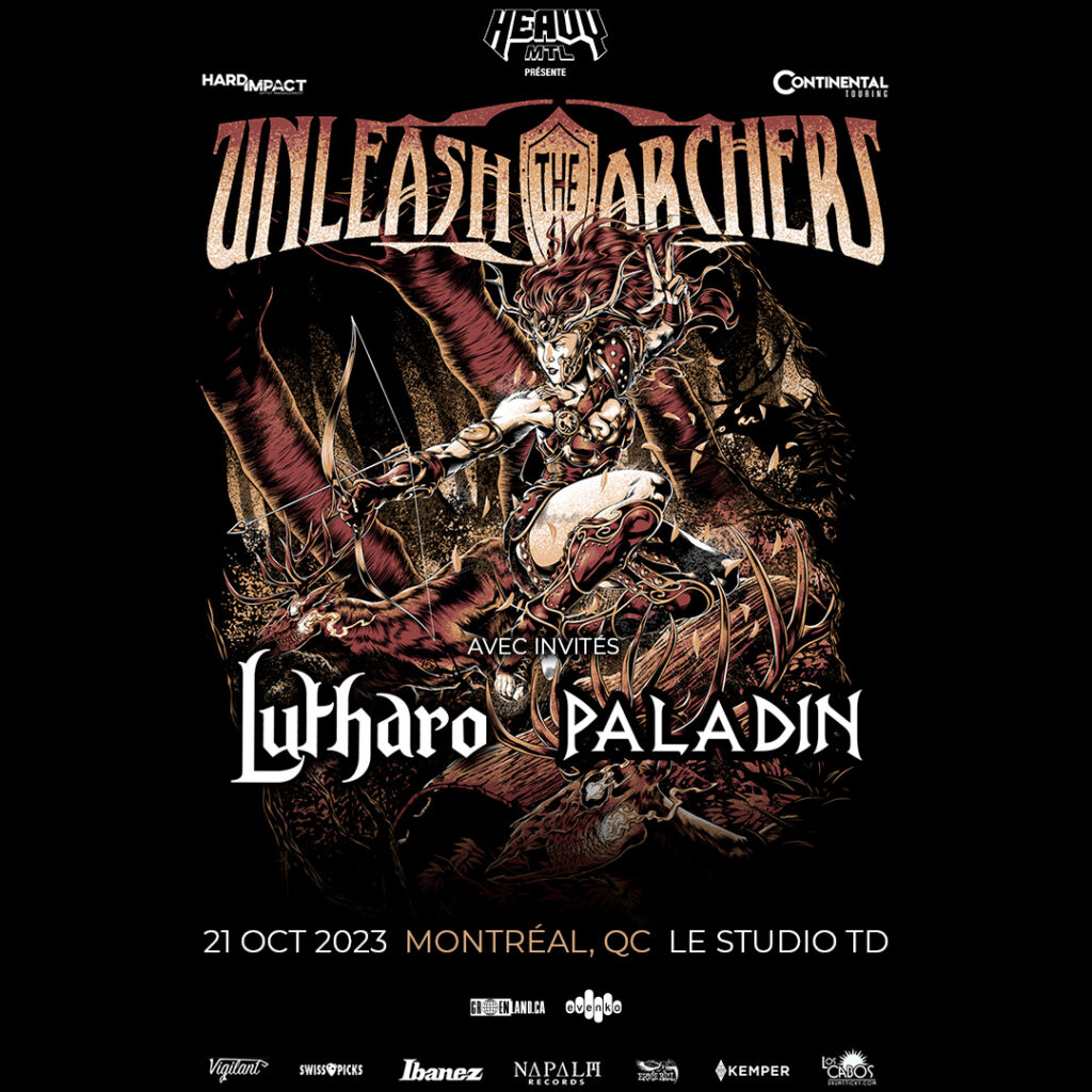 UNLEASH THE ARCHERS LUTHARO PALADIN