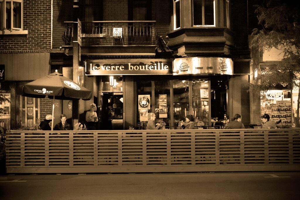 Verre Bouteille-rue