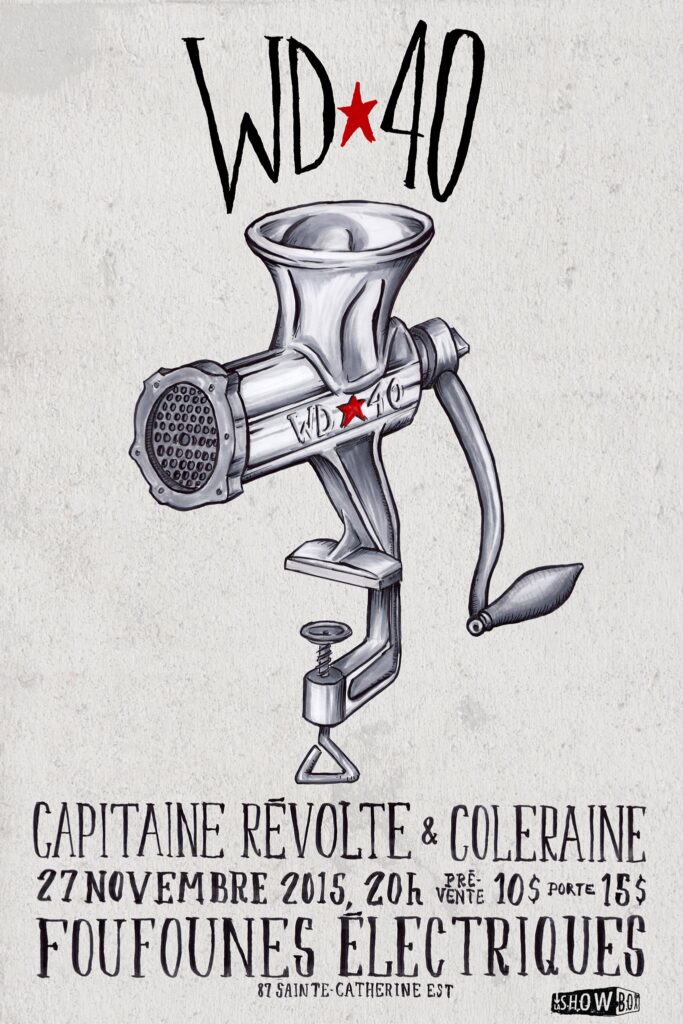 WD40 CAPITAINE RÉVOLTE COLERAINE