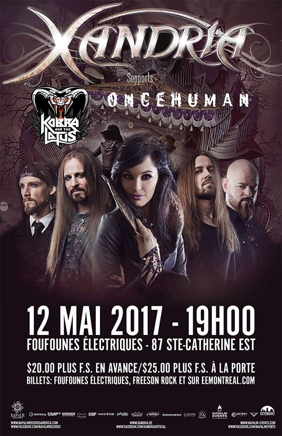 XANDRIA KOBRA AND THE LOTUS ONCE HUMAN