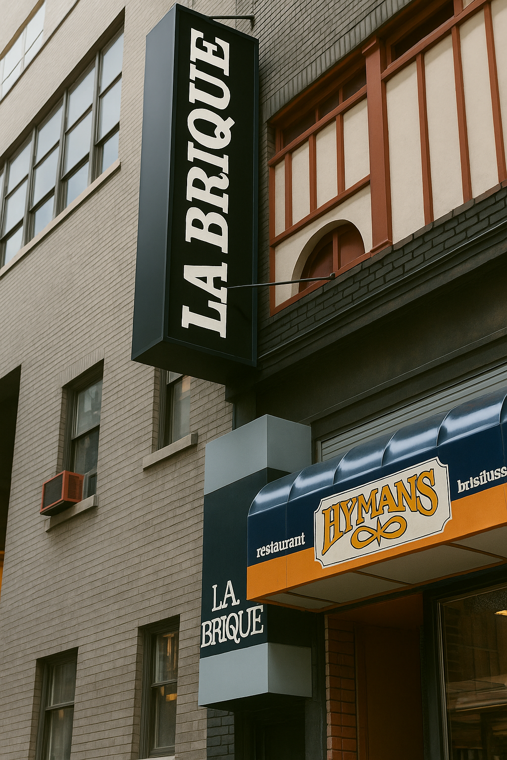 La Brique — Montréal (intérieur/façade)