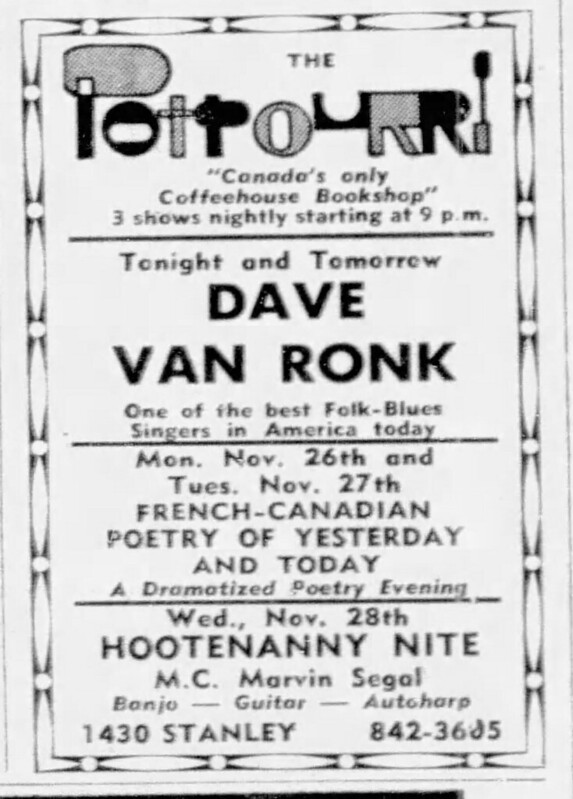 DAVE VAN RONK