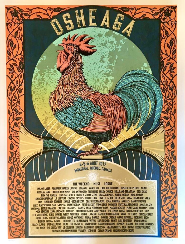 OSHEAGA THE WEEKND MUSE LORDE MAJOR LAZER ALABAMA SHAKES JUSTICE SOLANGE VANCE JOY CAGE THE ELEPHANT FOSTER THE PEOPLE MGMT NICOLAS JAAR FATHER JOHN MISTY DIE ANTWOORD THE SHINS KILLING CANCER BELLE AND SEBASTIAN ZEDS DEAD LÉON BBC LIAM GALLAGHER BROKEN SOCIAL SCENE GUS DAPPERTON GLASS ANIMALS MAJID JORDAN NINA KRAVIZ LONDON GRAMMAR LIL UZI VERT CRYSTAL CASTLES JUSTICE (REPETITION) DELIUM WOLF ODESZA SCHOOL BOY Q RAE SREMMURD TOVE LO CAGE DAMIEN RUSS TEGAN AND SARA JAIN FLATBUSH ZOMBIES SHEA GEORGE EZRA DEATH FROM ABOVE LOCAL NATIVES ARKELLS DANNY BROWN GRIZ RAG’N’BONE MAN SAMPA THE GREAT PHANTOGRAM LIL YACHTY TINIE TEMPAH FLUME YOUNG LEAN FOXGEN FRITZ ALEXANDER ANGEL OLSEN MATOMA LITTLE DRAGON CAESAR BEACH HOUSE MIA BLUEPRINT MAGGIE ROGERS PLANTS AND ANIMALS SOHN CLOUD NOTHINGS CASEY LÉON (REPETITION) HARRISON BRONSON ZARA LARSSON KLANGSTOF BISHOP BRIGGS TOKIMONSTA ANDREW HUANG TEAM IZZY BIZU FREDDIE OK GO VEGA DANIEL CAESAR GRACE ALISON FINITE REY TEI SHI MITSKI JULY TALK SEIN RUTH B PORTUGAL. THE MAN HARRISON HRGROVE CRYSTAL MOUNT KIMBIE LOLA FLEUR KINGS SUNDARA KARMA LINGUISTIC ANDERSON .PAAK ATLAS GEORGE EZRA (REPETITION) DEATH CAB FOR CUTIE HARRISON JR KLOH THE FLAMING LIPS CATHEDRAL BELLS DAN MANGAN FOXGEN (REPETITION) BEACH SLANG SAM GELBARTY HEARTSTREETS IVORY MITSKI (REPETITION) RUSS (REPETITION) PAUL VALLIANT BEACH SLANG (REPETITION) SAM GELBATSKY HARRISON AGAIN BERNARDINO FENNIMELLI VULVETS LOPHILLE OLIVIA SWANN CHOIR! CHOIR! CHOIR!