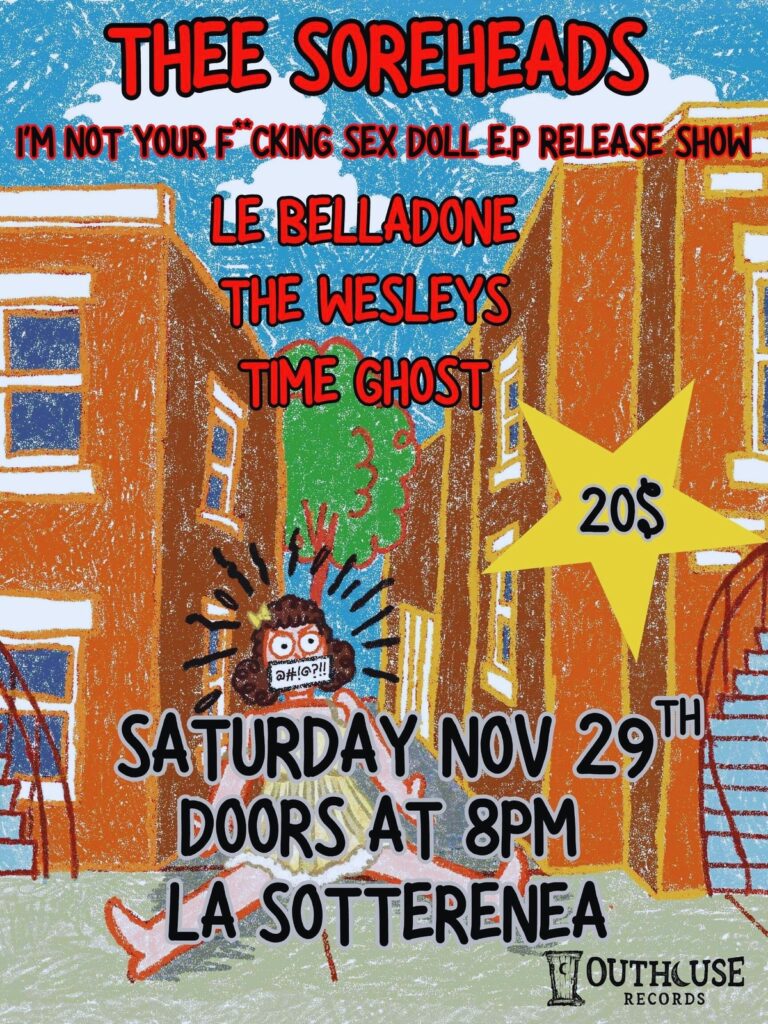 THEE SOREHEADS BELLADONE THE WESLEYS TIME GHOST
