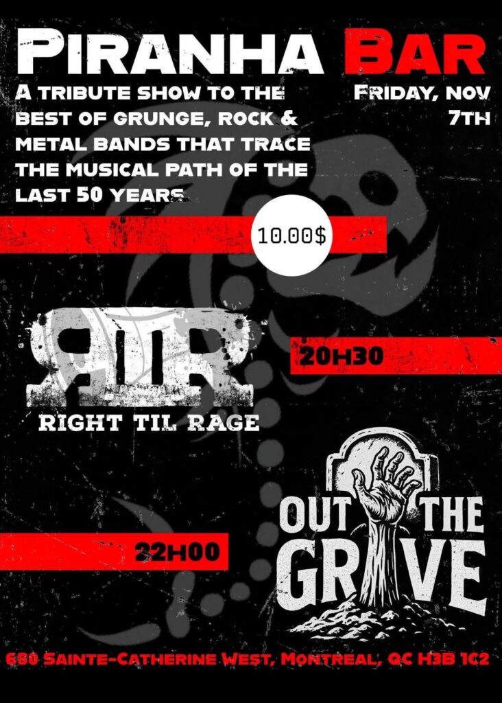 RIGHT TIL RAGE OUT THE GRAVE