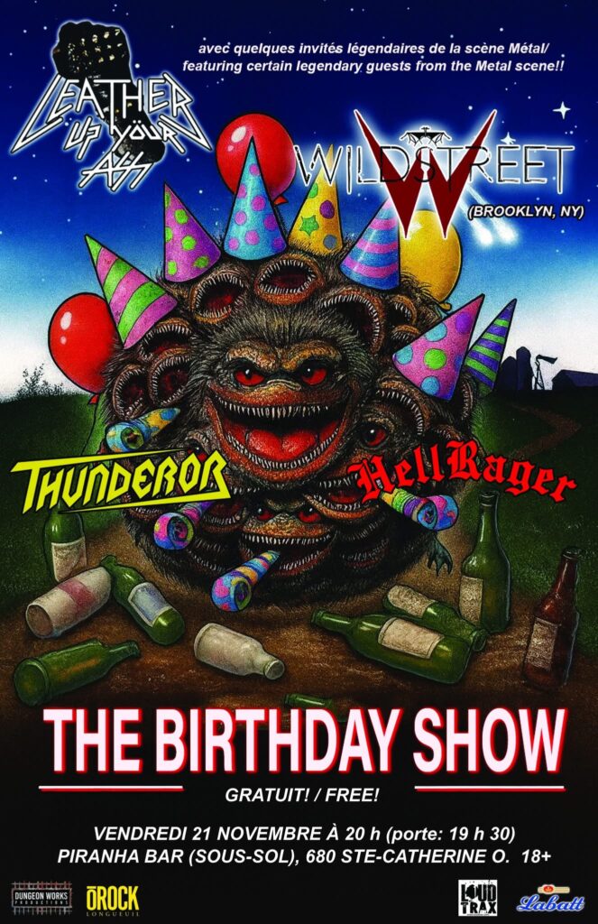 LEATHER UP YOUR ASS THUNDEROR WILDSTREET HELLRAGER