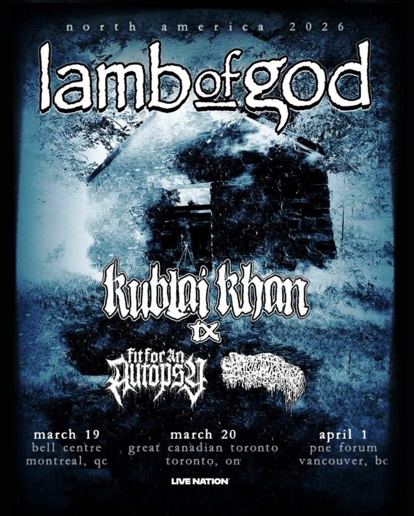 LAMB OF GOD KUBLAI KHAN TX FIT FOR AN AUTOPSY SANGUISUGABOGG