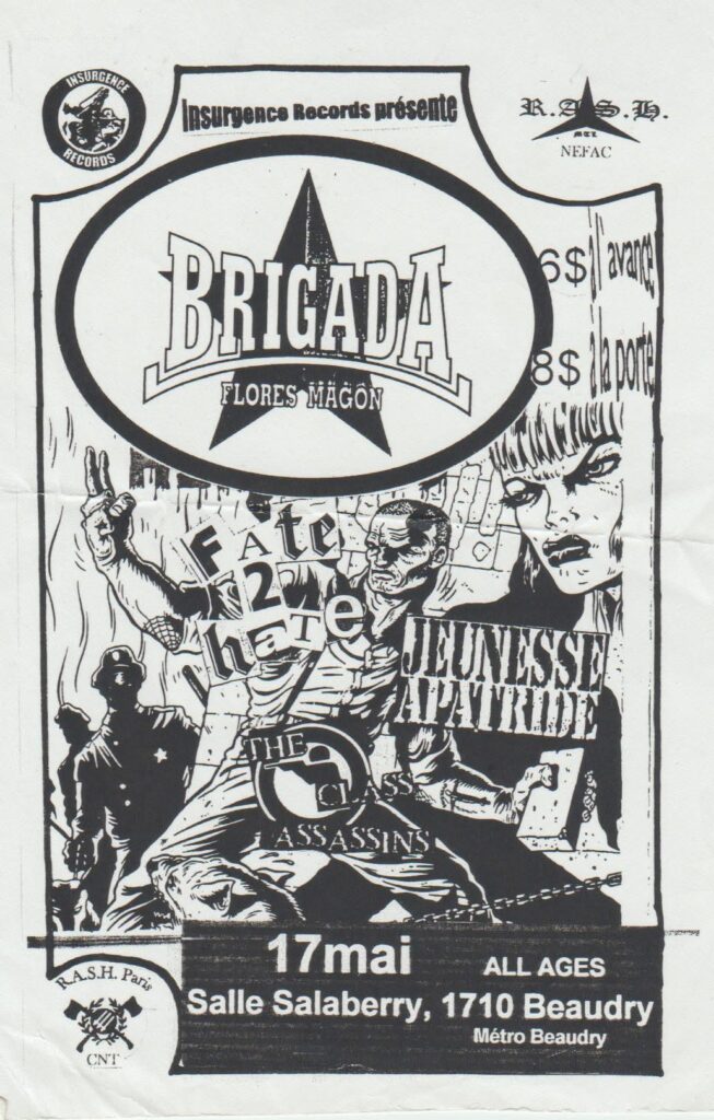 BRIGADA FLORES MAGON FATE 2 HATE JEUNESSE APATRIDE