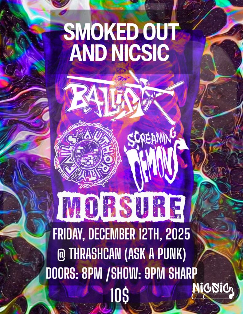 SMOKED OUT AND NICSIC BALLISTIX SCREAMING DEMONS AUTHORITY FAILS MORSURE