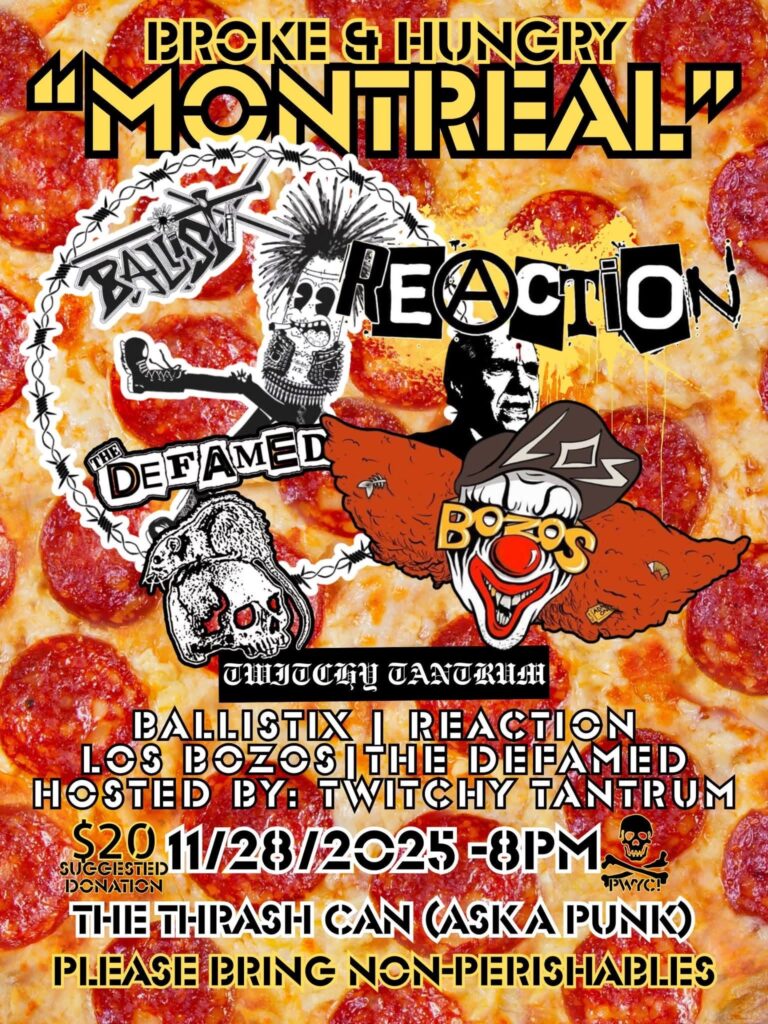 TWITCHY TANTRUM BALLISTIX REACTION LOS BOZOS THE DEFAMED