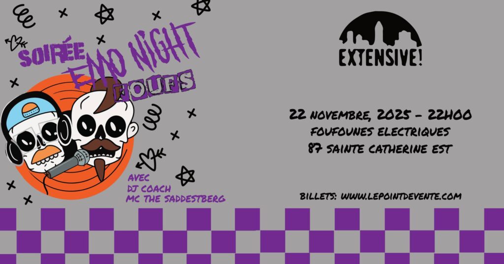 SOIRÉE ÉMO NIGHT FOUFOUNES