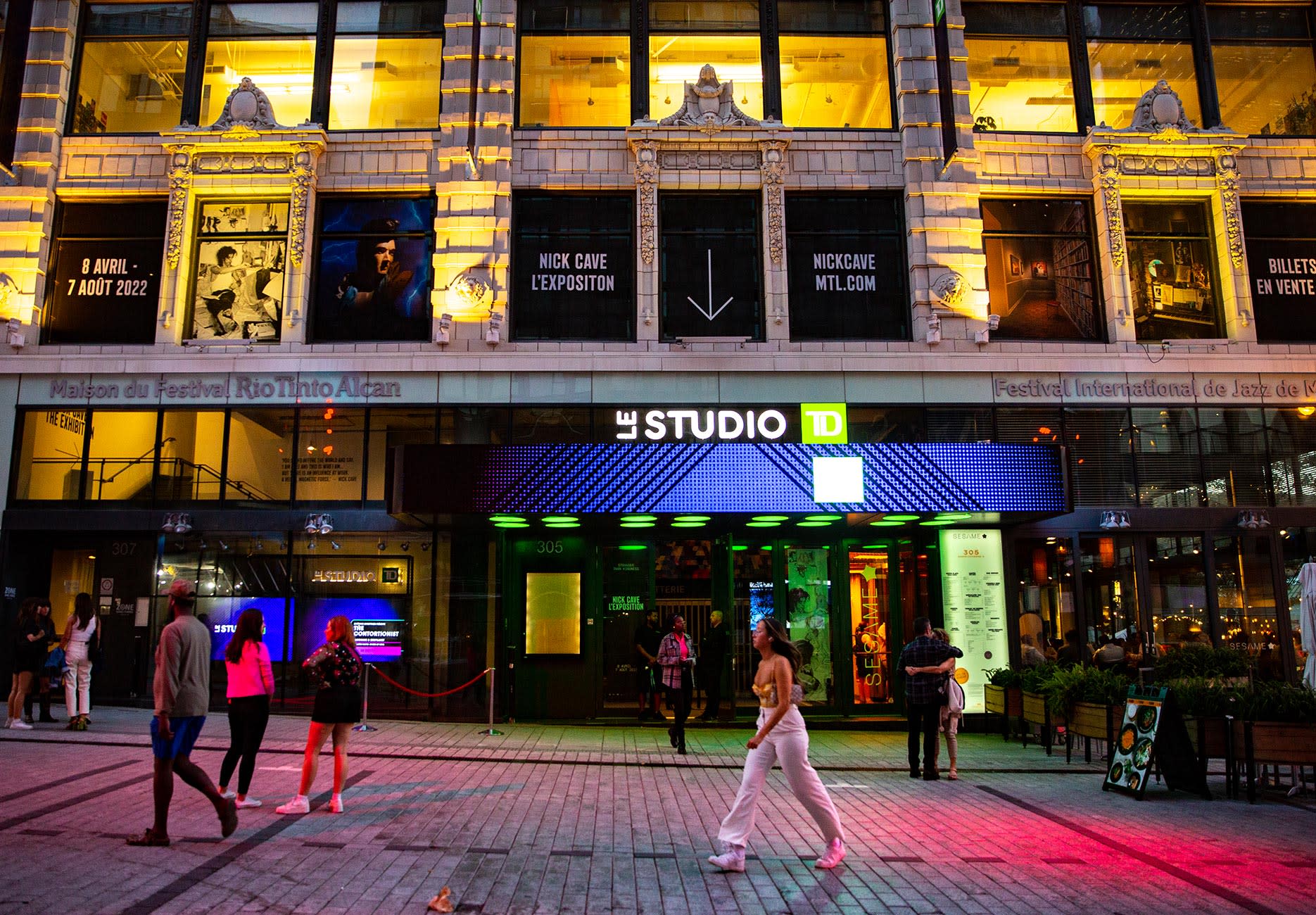 Studio TD (Montréal) — façade / salle